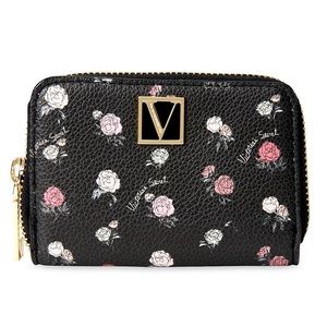 Victoria’s Secret The Victoria Small Wallet Dark Rose NEW